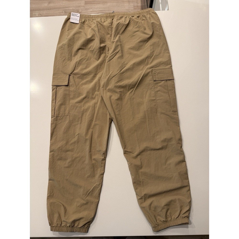 Nike Club Woven Cargo Pants HJ1990-297 Men's XL Beige Lightweight Tapered
